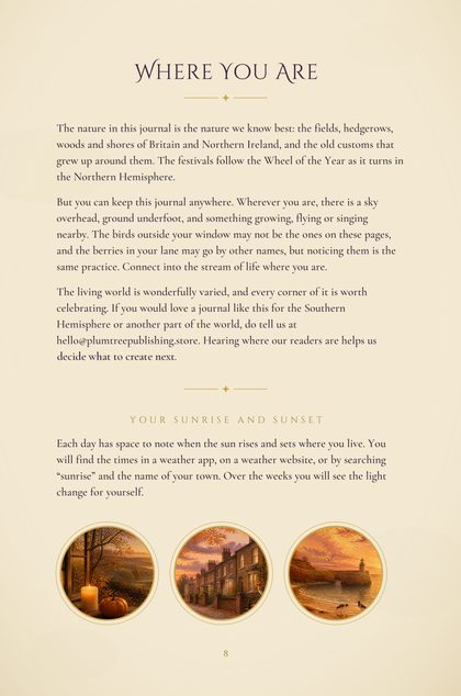 A page from The Fallow Time